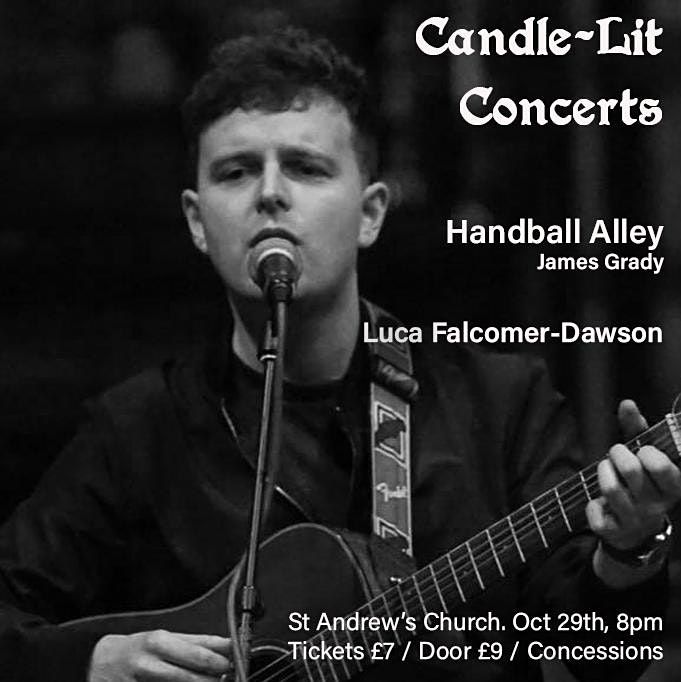 CandleLit Concerts Handball Alley + Luca Town Church
