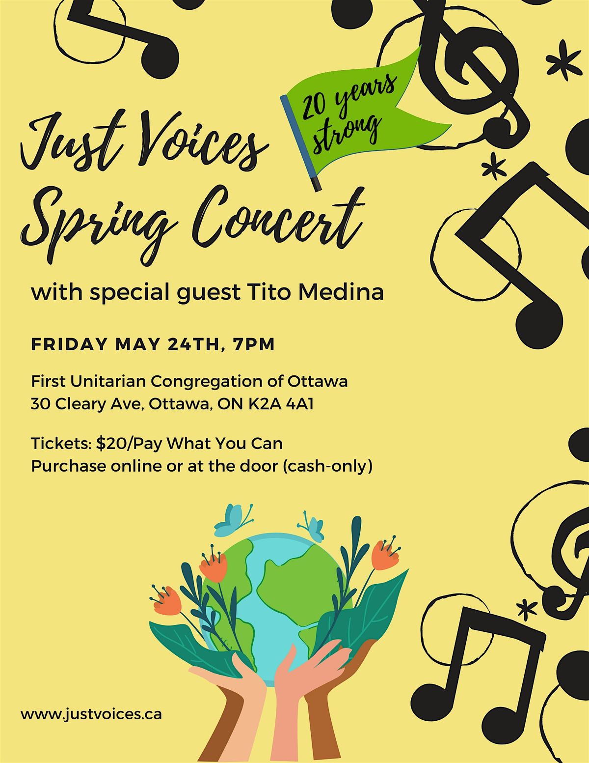 Just Voices Spring Concert: 20 years strong!
