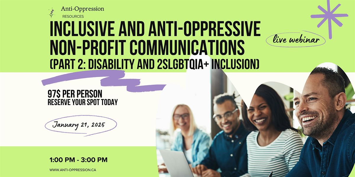 Inclusive and Anti-Oppressive Non-Profit Communications (Part 2)