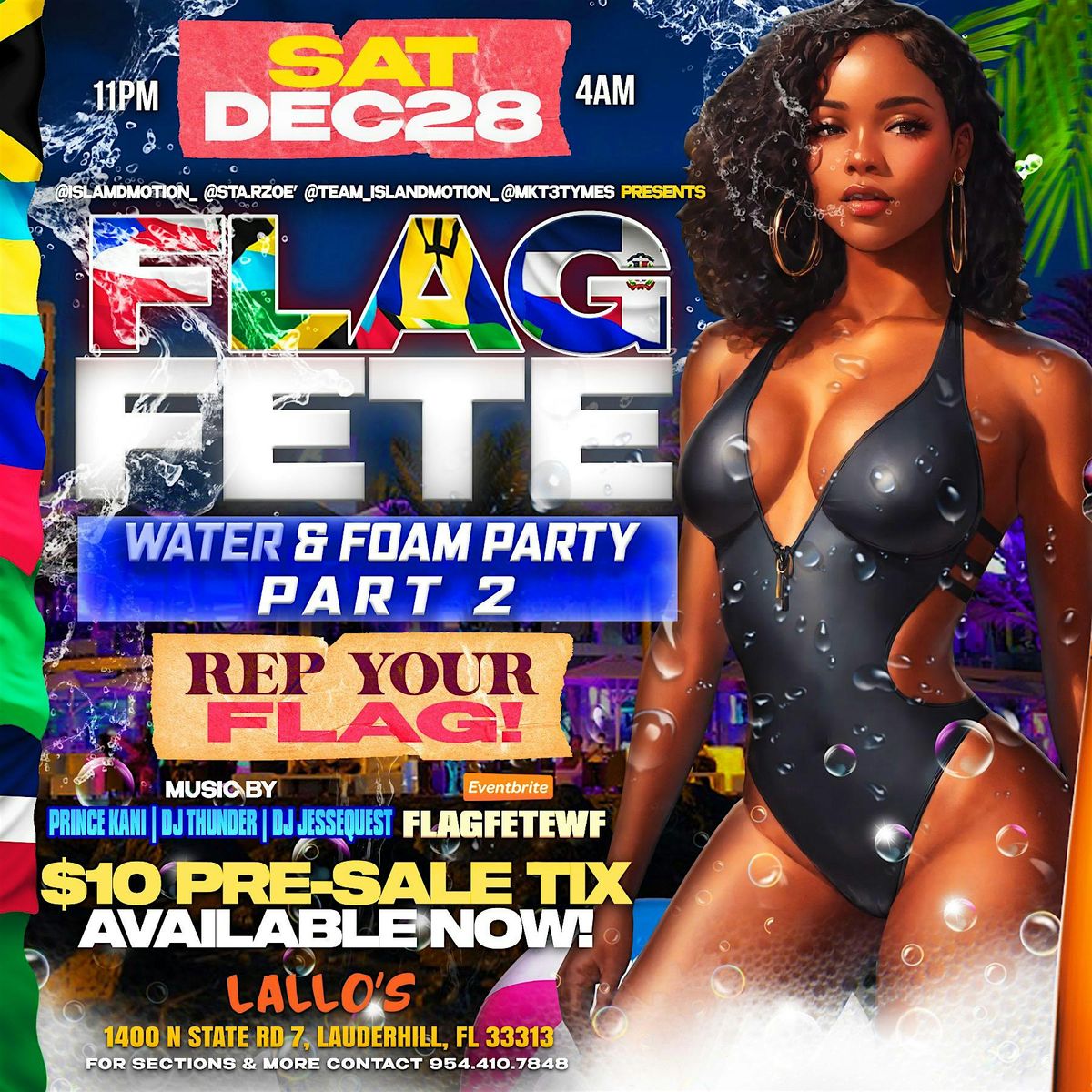 FLAG FETE WATER  FOAM PARTY PART 2