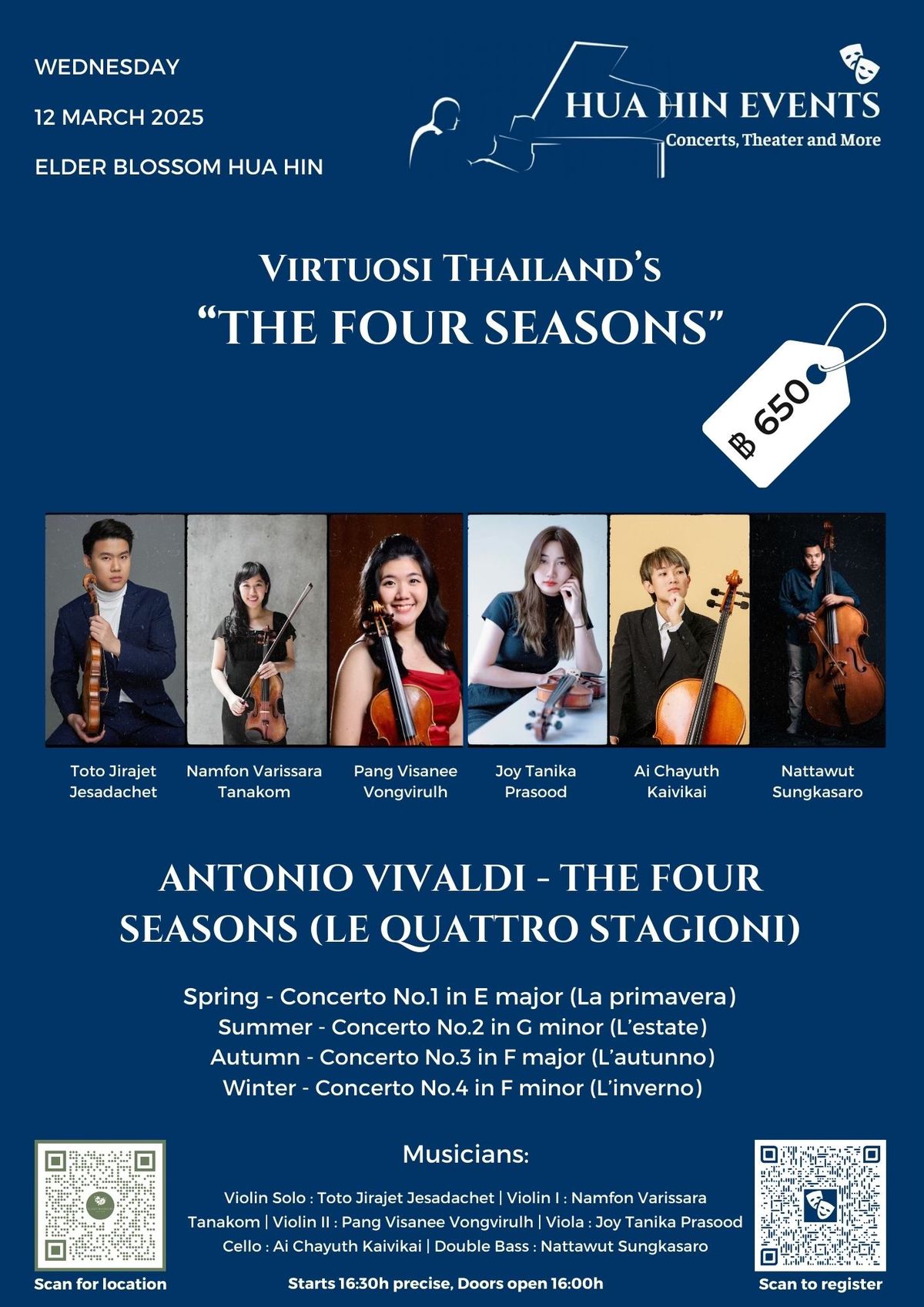 Virtuosi Thailand\u2019s Presents: Vivaldi\u2019s \u201cThe Four Seasons\u201d