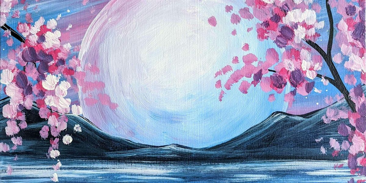 Blossom Moon River - Paint and Sip by Classpop!\u2122