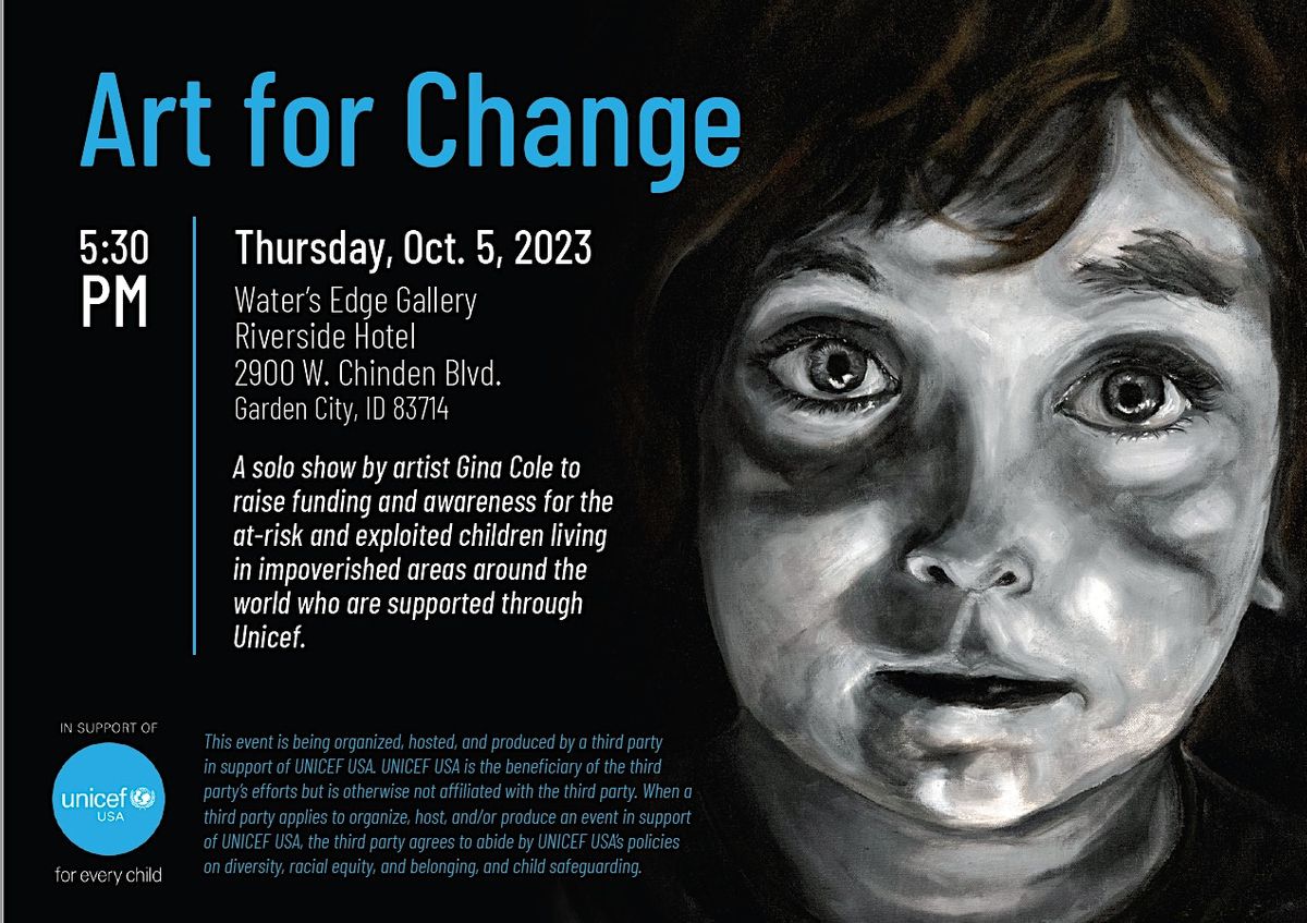 Art for Change, Art and Appetizers with Gina Cole