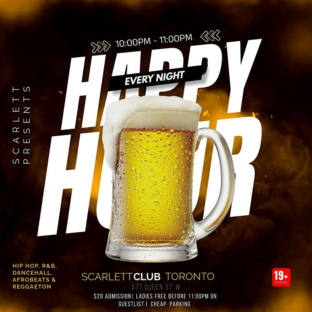 HAPPY HOUR PARTY | 10:00PM-11:00PM| OPEN FORMAT EVERY NIGHT