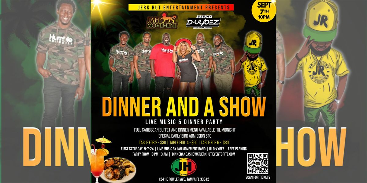 Dinner and a Show with Jah Movement Band