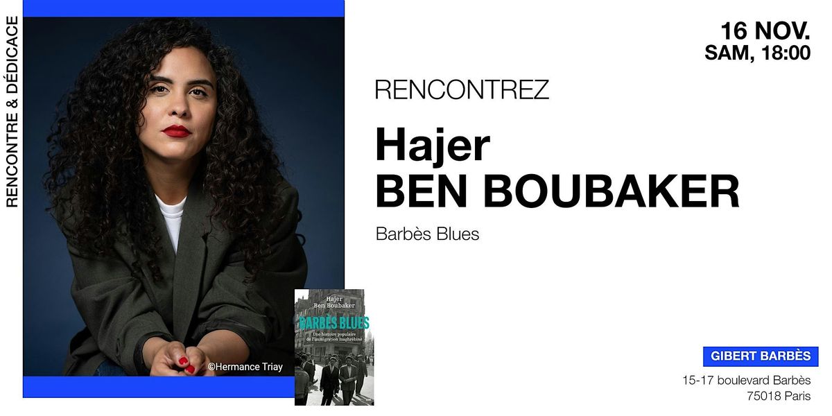 GIBERT d\u00e9dicace : Hajer Ben Boubaker