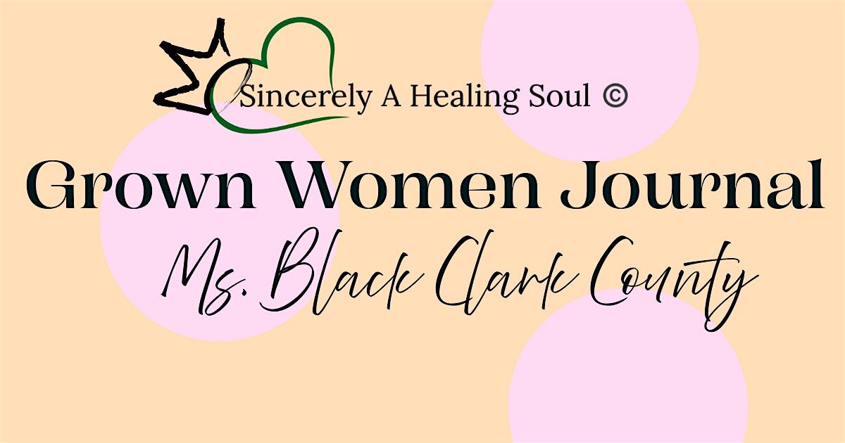 Grown Women Journal and surprise mindful activity with Ms. Black Clark County