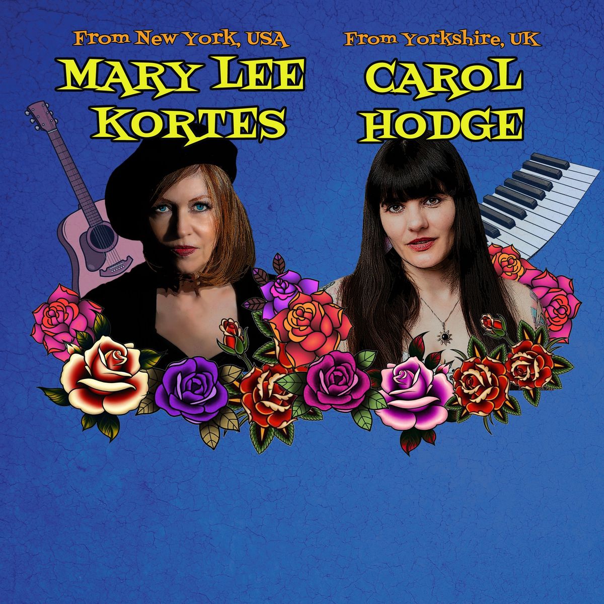 CWNN presents MARY LEE KORTES \/ CAROL HODGE. - CHARTERS BAR. PETERBOROUGH - SUNDAY 23 MARCH.