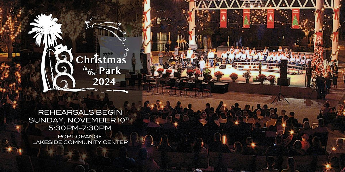 2024 Christmas in the Park Choir Rehearsals