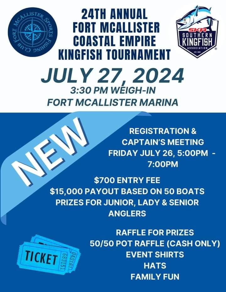 24th Annual Coast Empire Kingfish Tournament 