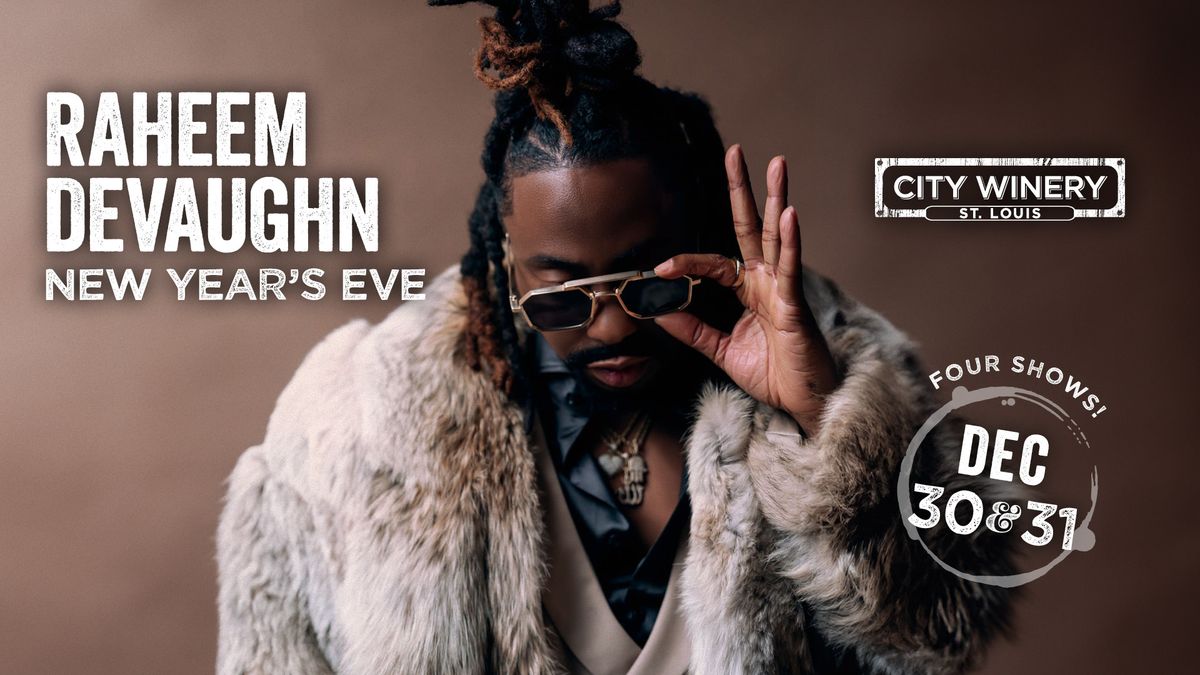 Raheem DeVaughn: New Year's Eve - 4 shows! at City Winery STL