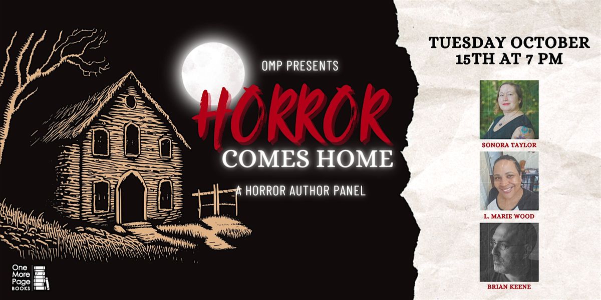 Horror Comes Home - Author Panel feat. Sonora Taylor's ERRANT ROOTS