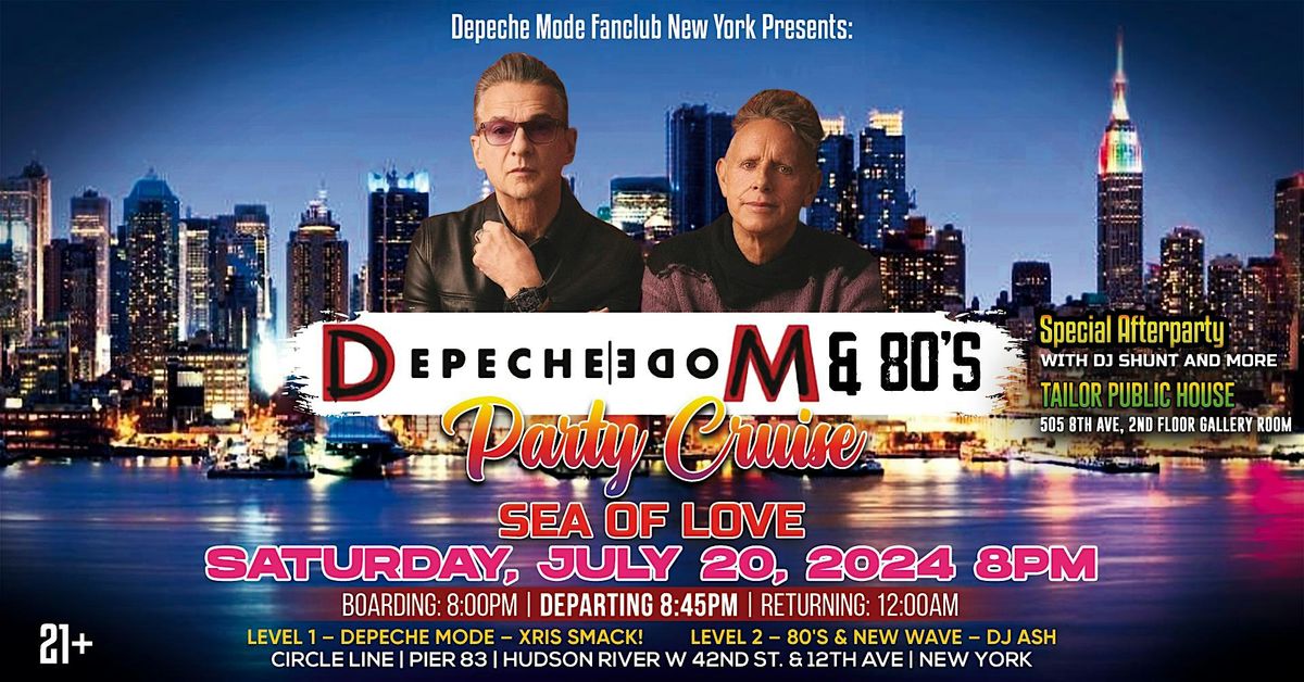 Depeche Mode & 80's Full Moon Party Cruise + Afterparty