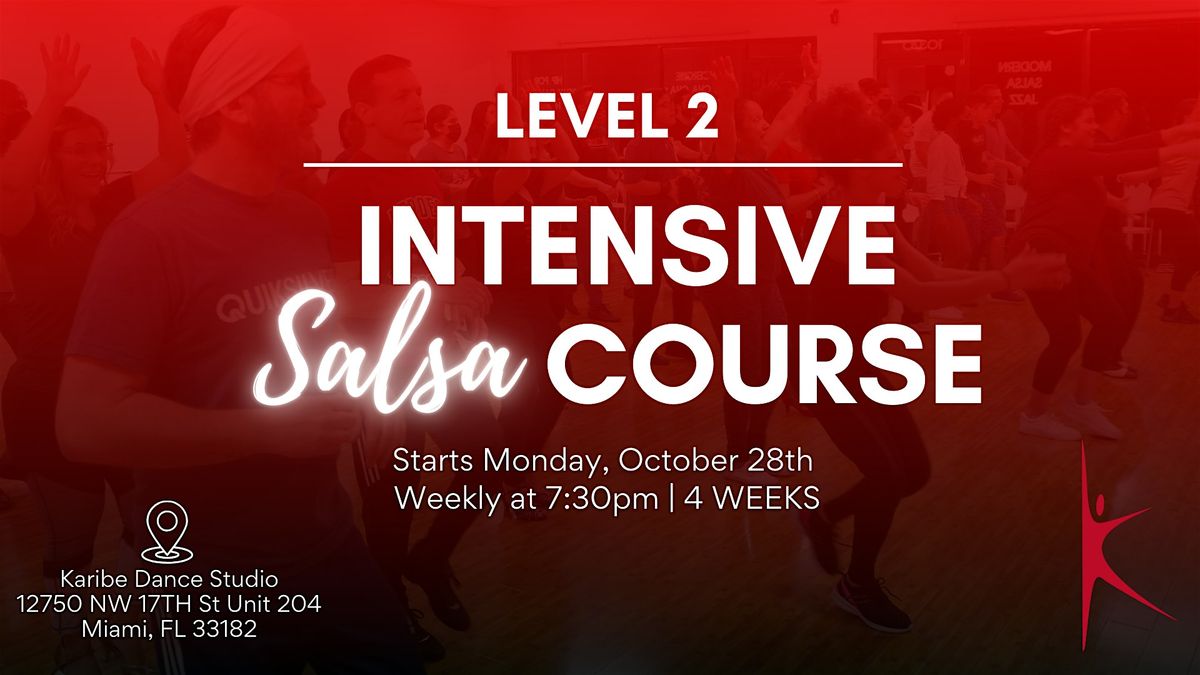 Salsa (Level 2) Intensive Course - 4 Weeks