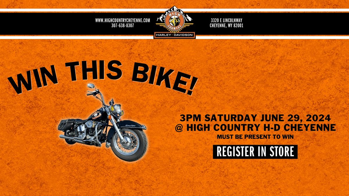 High Country H-D Motorcycle Giveaway