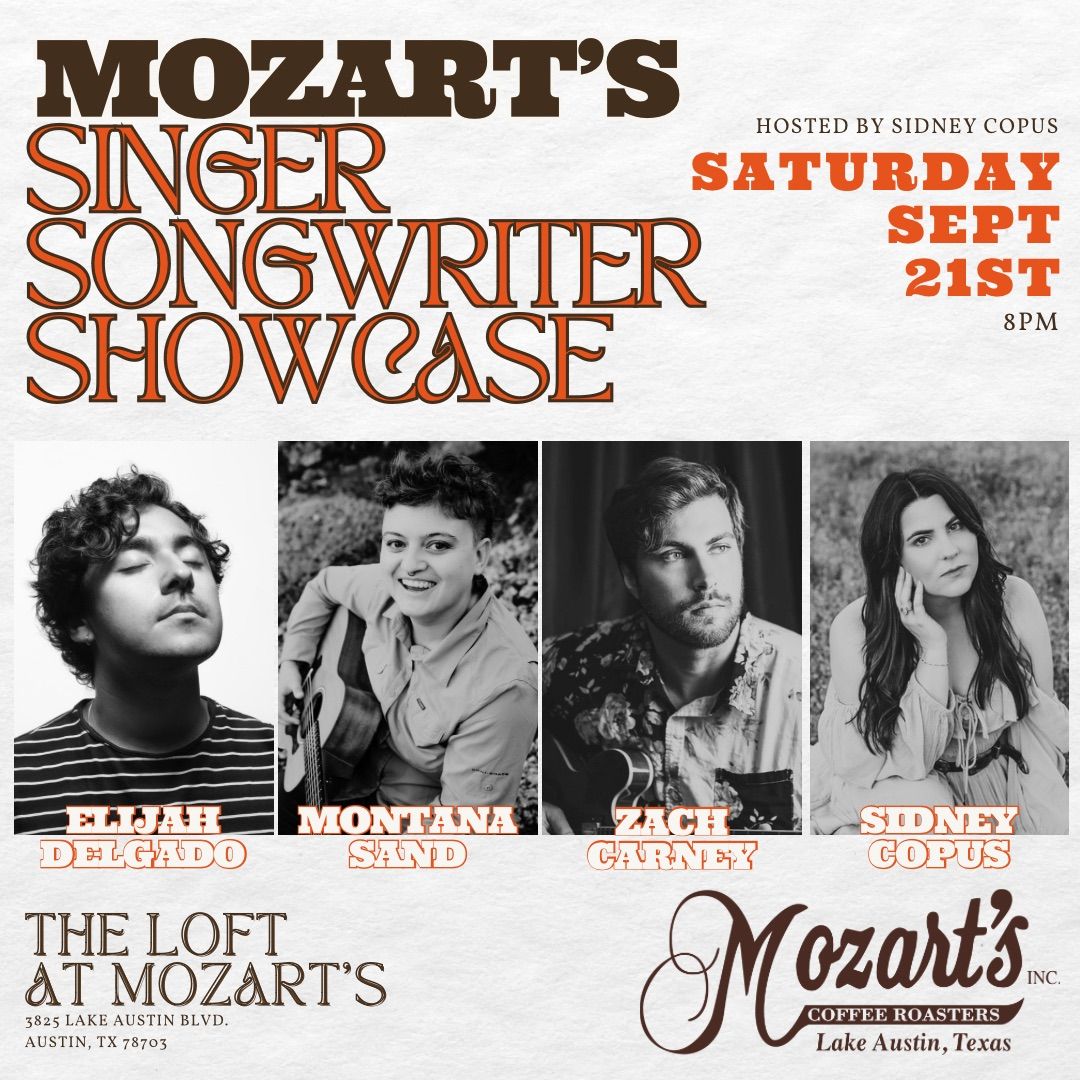 Mozart\u2019s Singer Songwriter Showcase