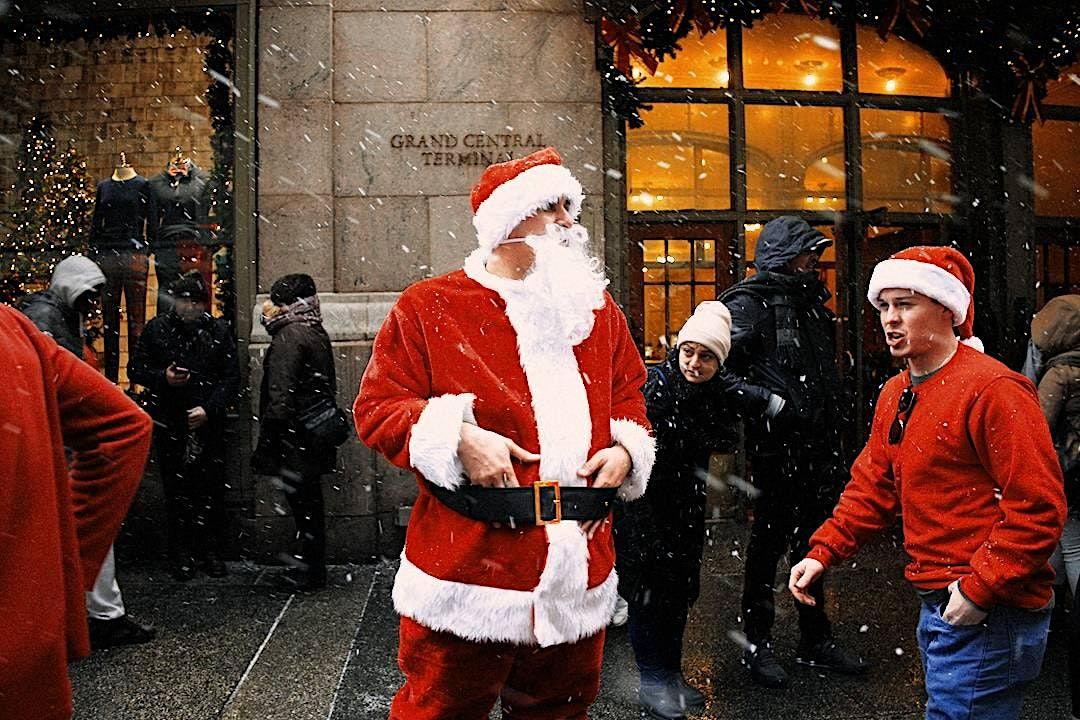 Holiday Lights Midtown Manhattan Street Photography Grand