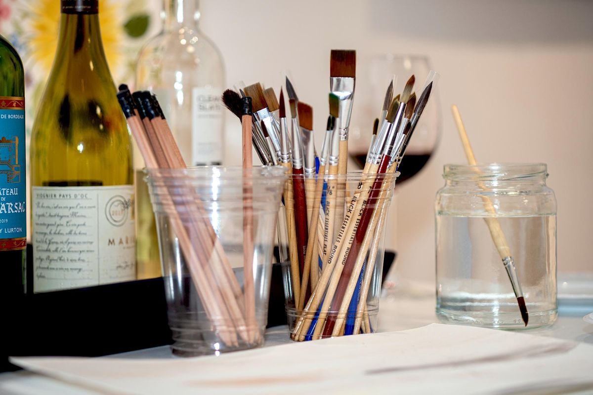 Wine & Watercolor Workshop