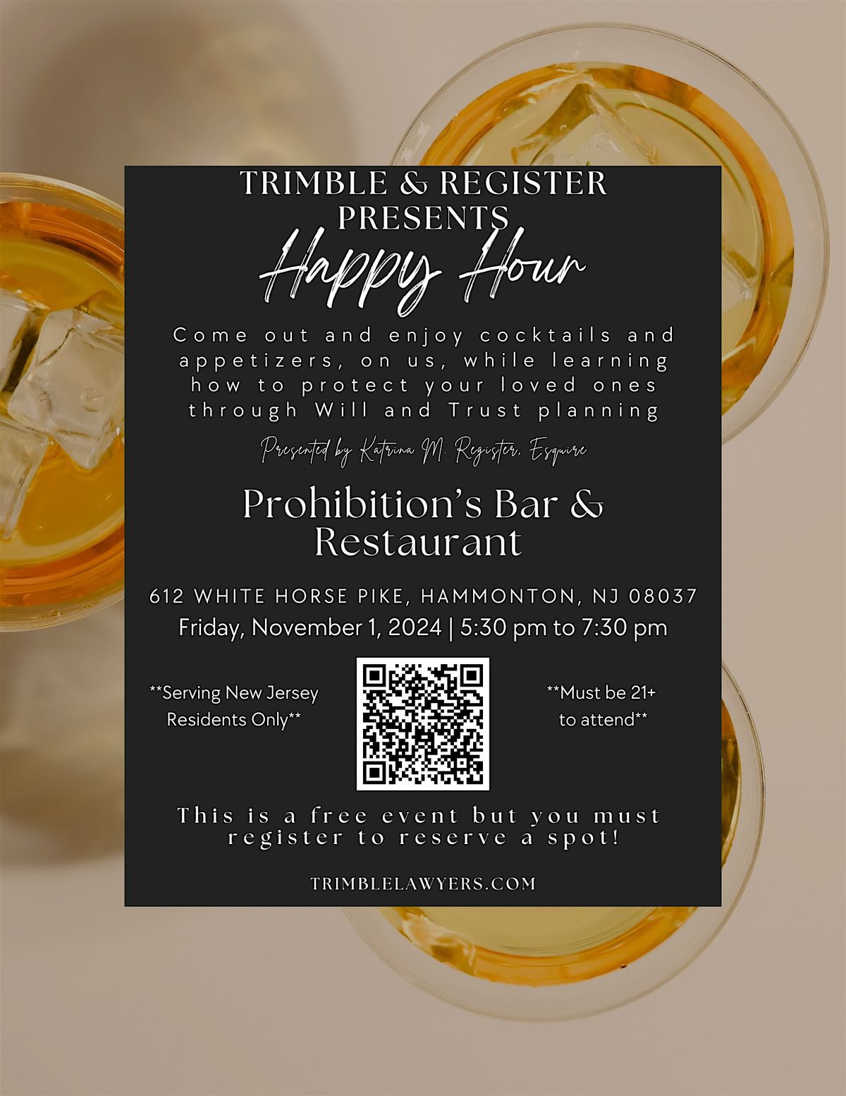 Trimble & Register Happy Hour