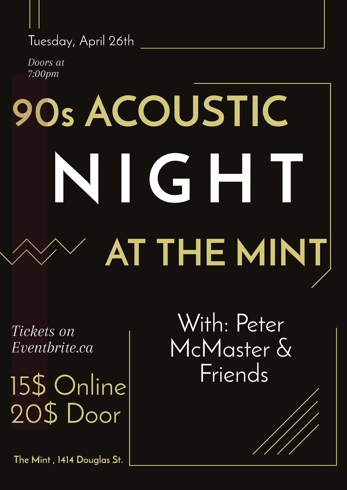 90s Acoustic Night at THE MINT