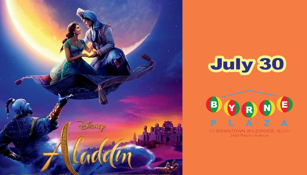 Downtown Wildwood Free Family Movie Night: Aladdin