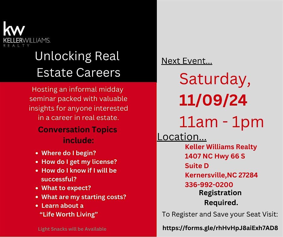 Unlocking Real Estate Careers Seminar