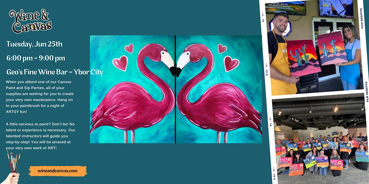 Ybor Wine and Paint \u2013 Flamingo Love