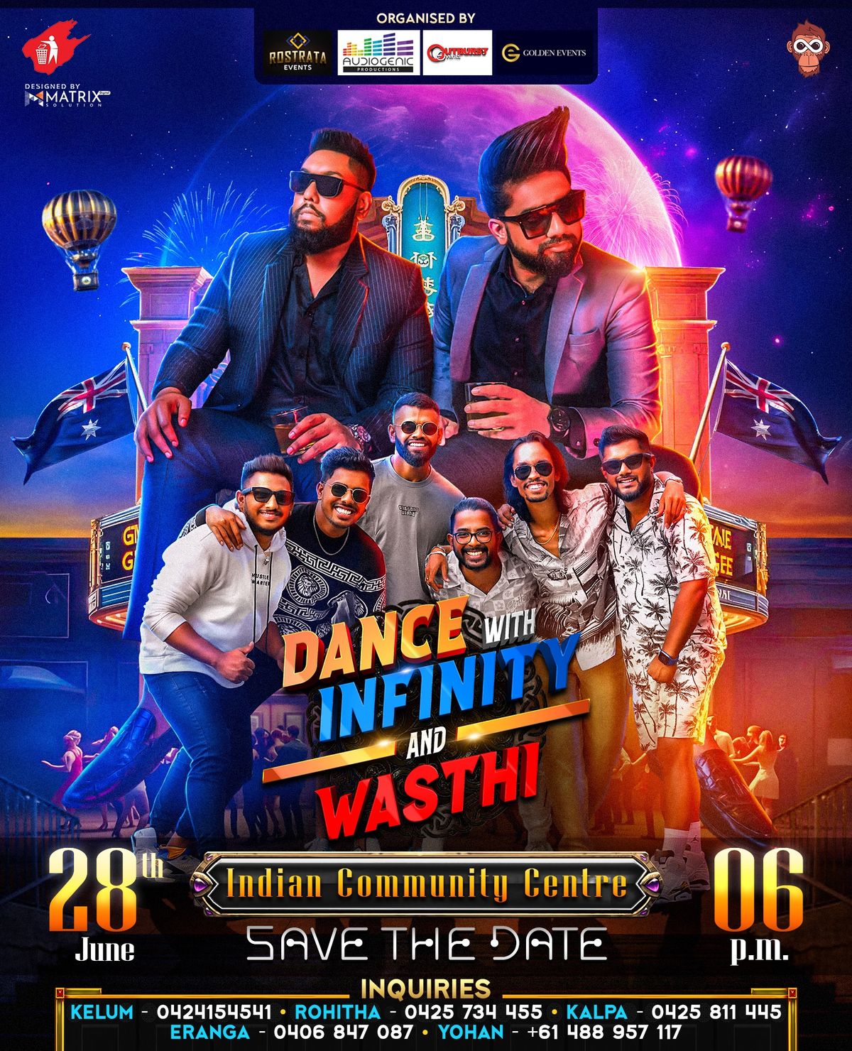 Infinity and Wasthi's Epic Tour Down Under