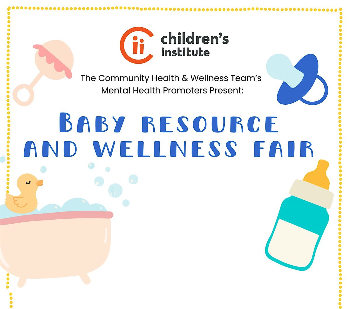 Baby Resource and Wellness Fair