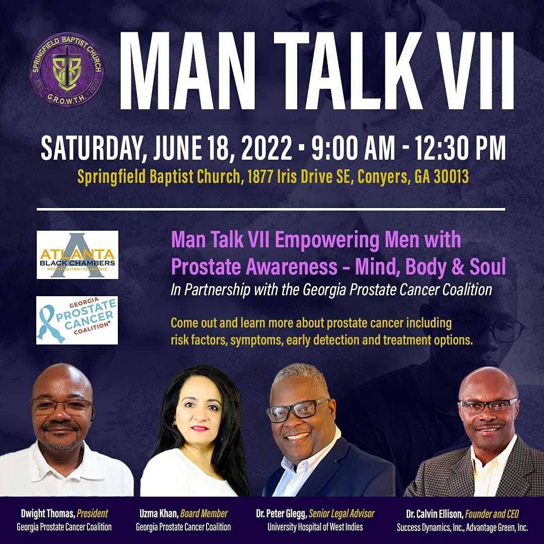 Prostate Cancer Awareness Event, Springfield Baptist Church, Conyers ...