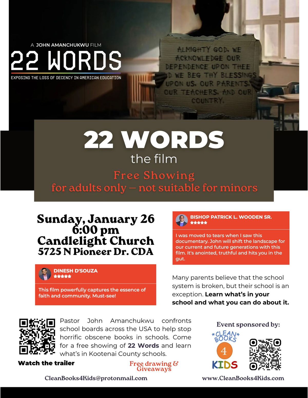 22 Words the film - Learn what is in your school and what you can do about it.