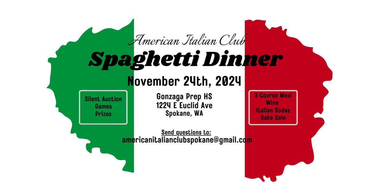 Spaghetti Dinner 2024