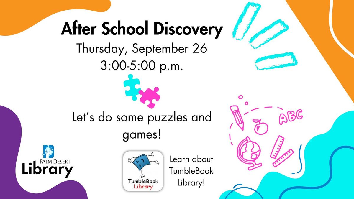 After School Discovery: Puzzles, games + Tumblebooks