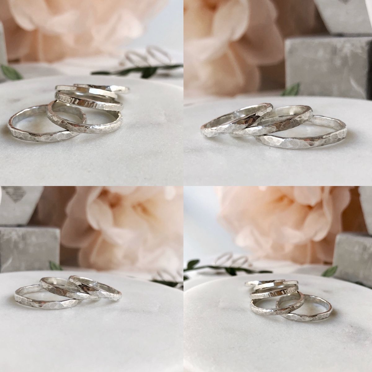 Silver Stacking Rings Workshop