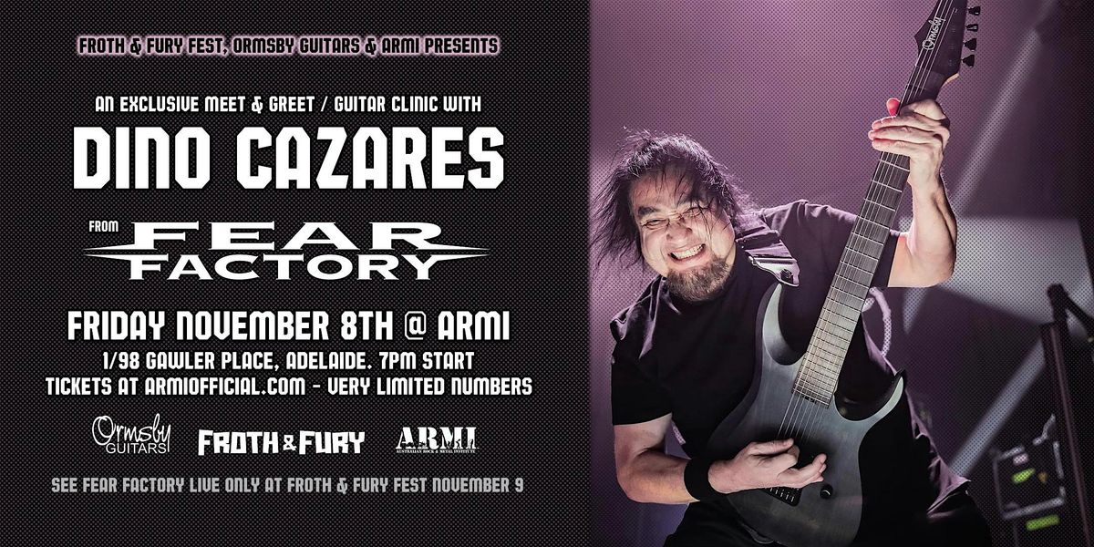 Dino Cazares Guitar Clinic & Meet n Greet