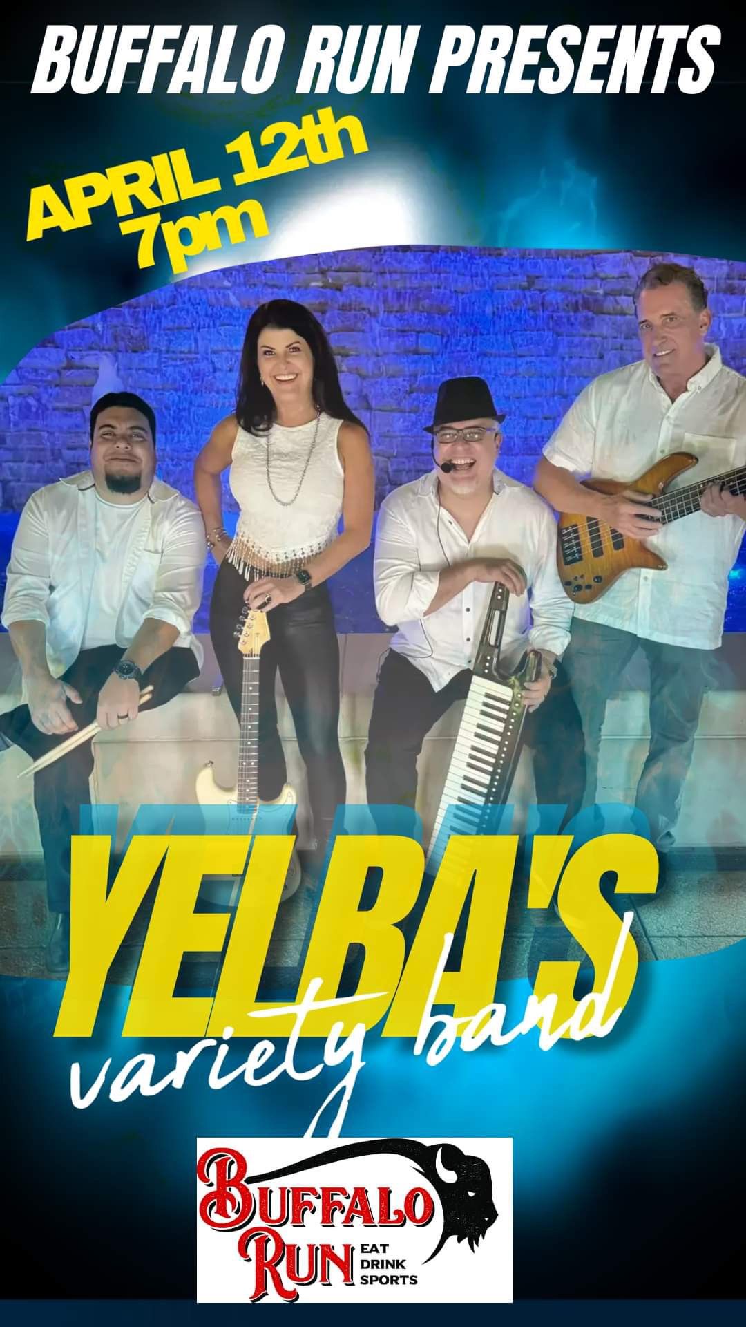 Buffalo Run presents Yelba\u2019s Variety Band!