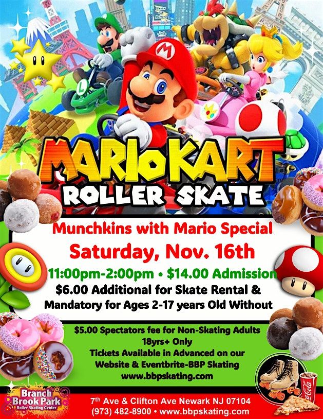 Munchkins with Mario Skate Event