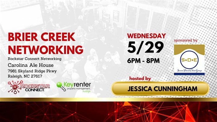 Free Brier Creek Rockstar Connect Networking Event (May, NC)