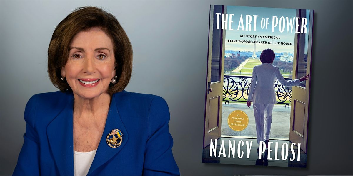 Author event with Nancy Pelosi for THE ART OF POWER