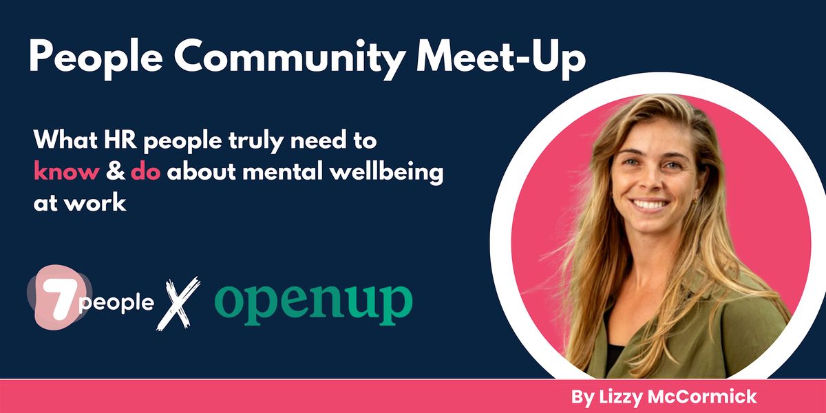 People Community Meet-Up: Mental Wellbeing at Work