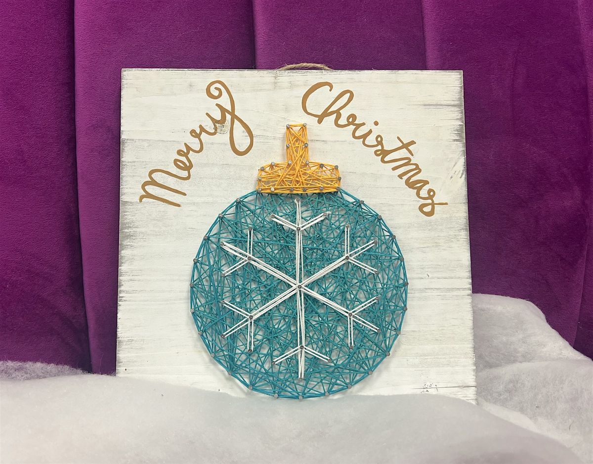 Christmas Ornament String-Art Class