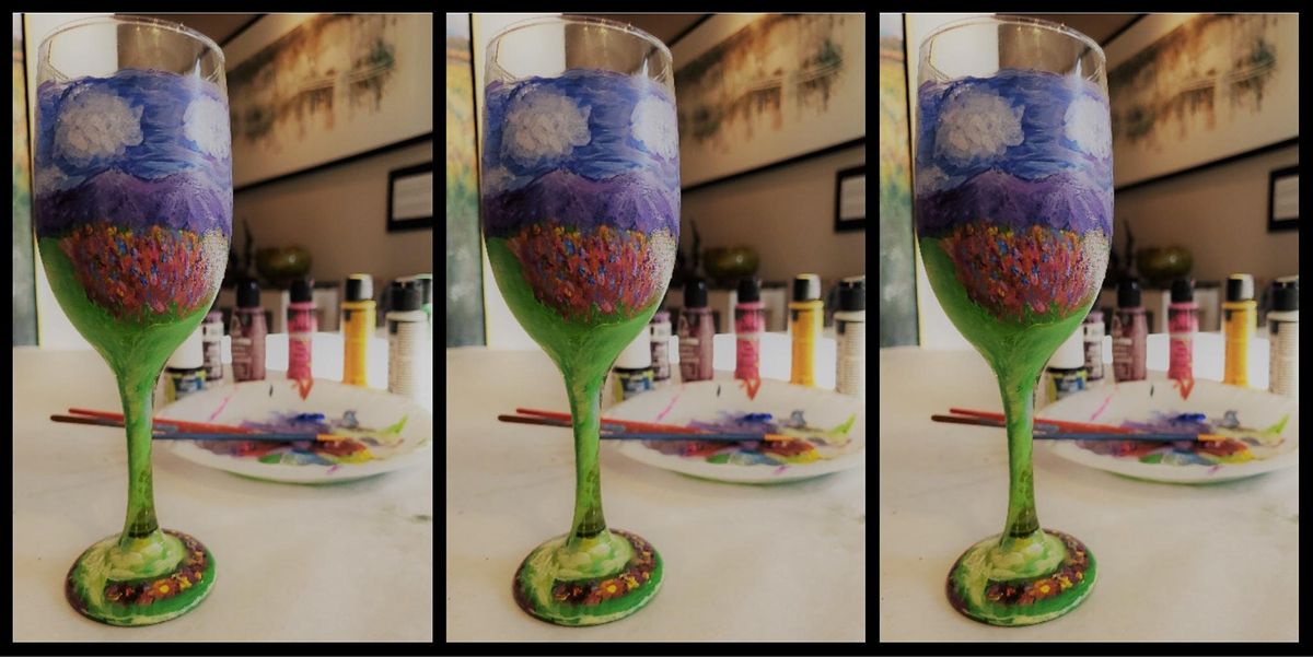 Wine Glass Painting