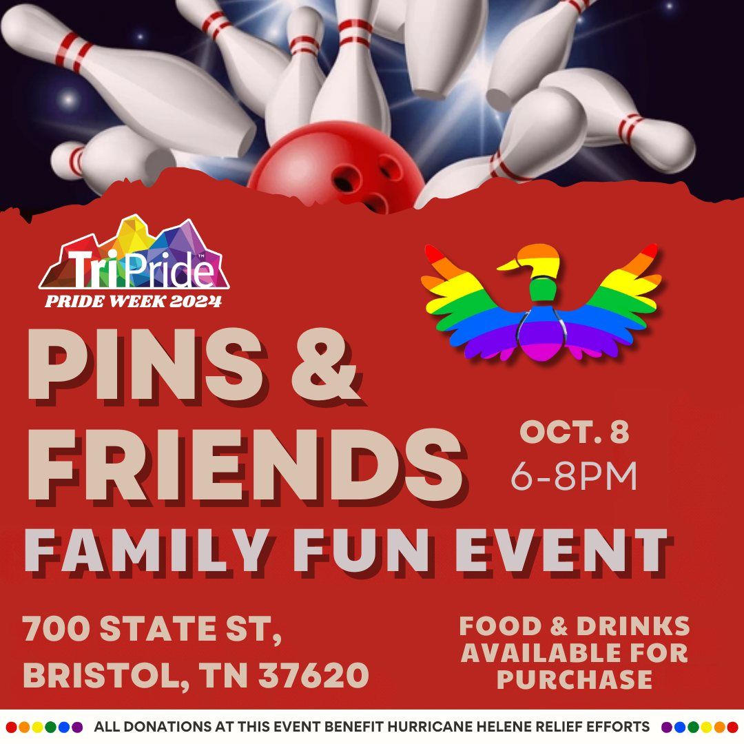 PRIDE WEEK 2024: Family Fun Night at Pins & Friends