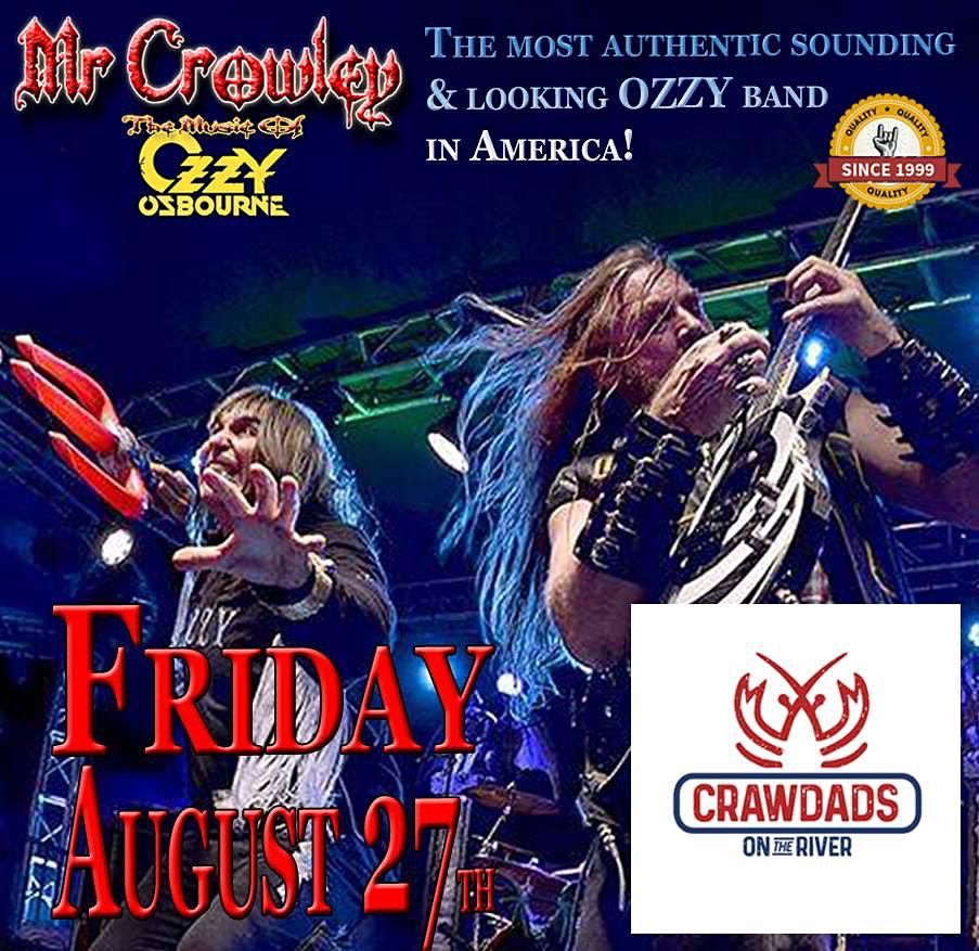 Mr Crowley Ozzy Tribute at Crawdads
