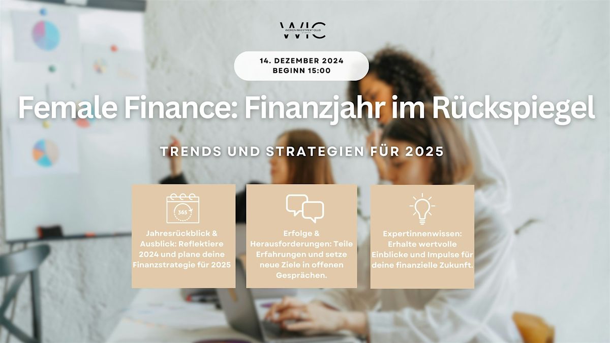 Female Finance: Finanzjahr im R\u00fcckspiegel