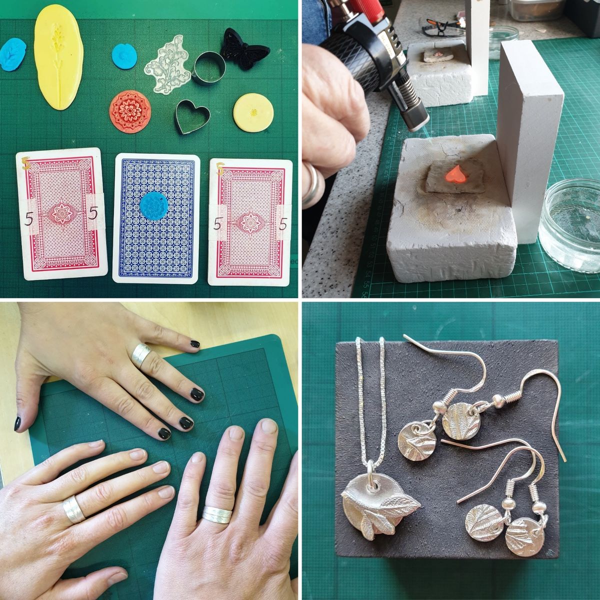 Silver Clay Jewellery & Wrapped Ring Workshop - Ransom's Pavilion, Hitchin