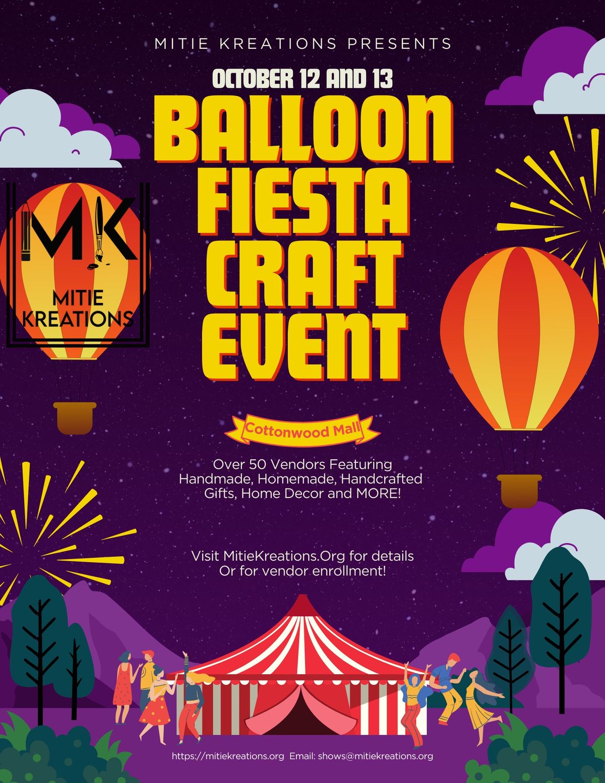 Mitie Kreations Balloon Fiesta Park n Ride Show at Cottonwood Mall