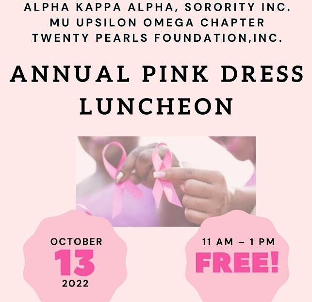 Annual Pink Dress Luncheon