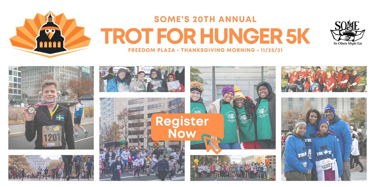 SOME's 20th Annual Trot for Hunger 5k - In-Person & Virtual!