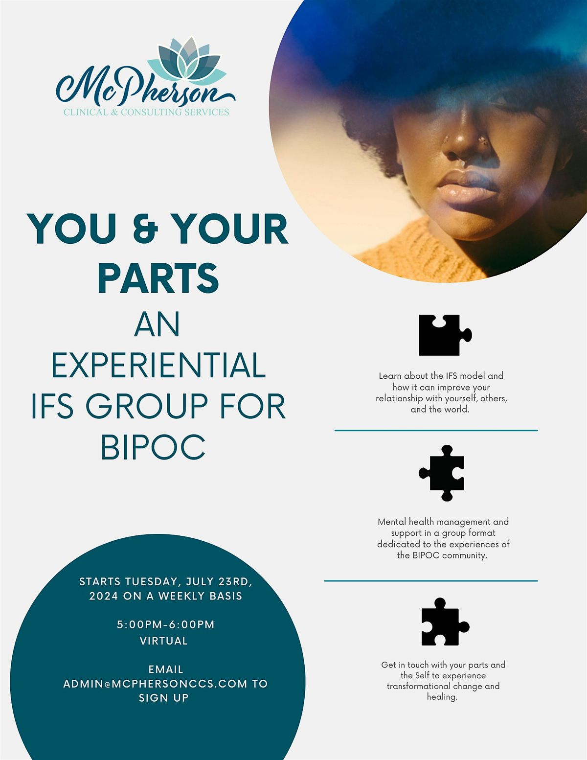 You & Your Parts: An IFS Experiential Group for BIPOC